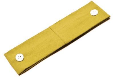 Everyday Crate Cooling Yoga Headband Moisture Wicking Sports Sweatband For Running Gym Cycling yellow