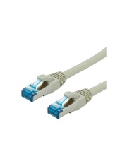 VALUE S/FTP PiMF Patchkabel Kat.6A Kl.EA grau 0.15m FTP PIMF SFTP 0,15 m low-smoke zero-halogen (21.99.0859)