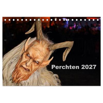 Perchten 2027 (Tischkalender 2027 DIN A5 quer), CALVENDO Monatskalender