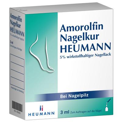 Amorolfin Nagelkur Heumann 5% wst.halt.Nagellack 3 ml Wirkstoffhaltiger Nagellack
