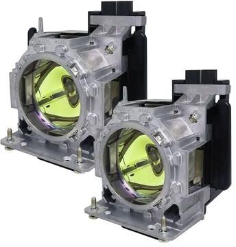 Jaspertronics™ Original ET-LAD320PW Lamp & Housing TwinPack for Panasonic Projectors - 1 Year Warranty