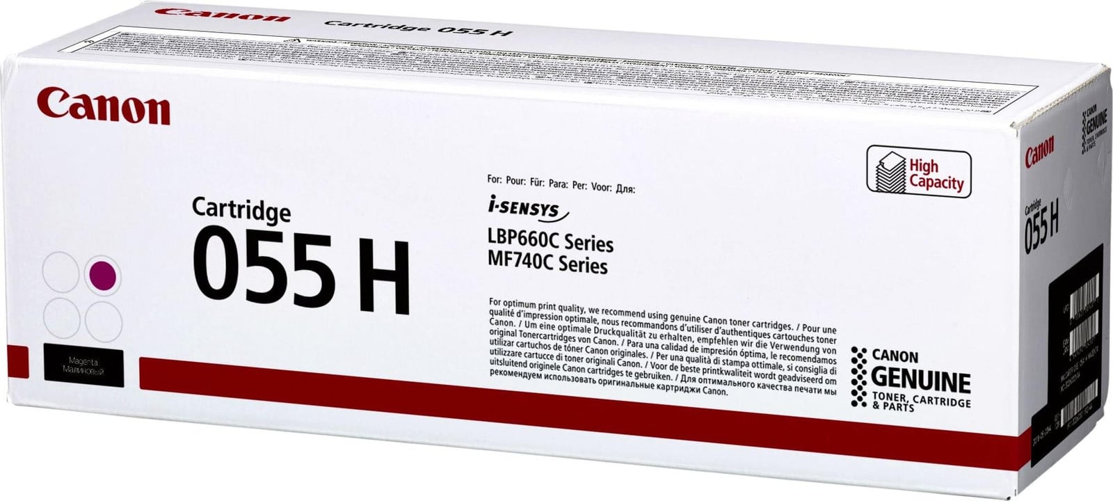 Canon lasertoner 055H magenta