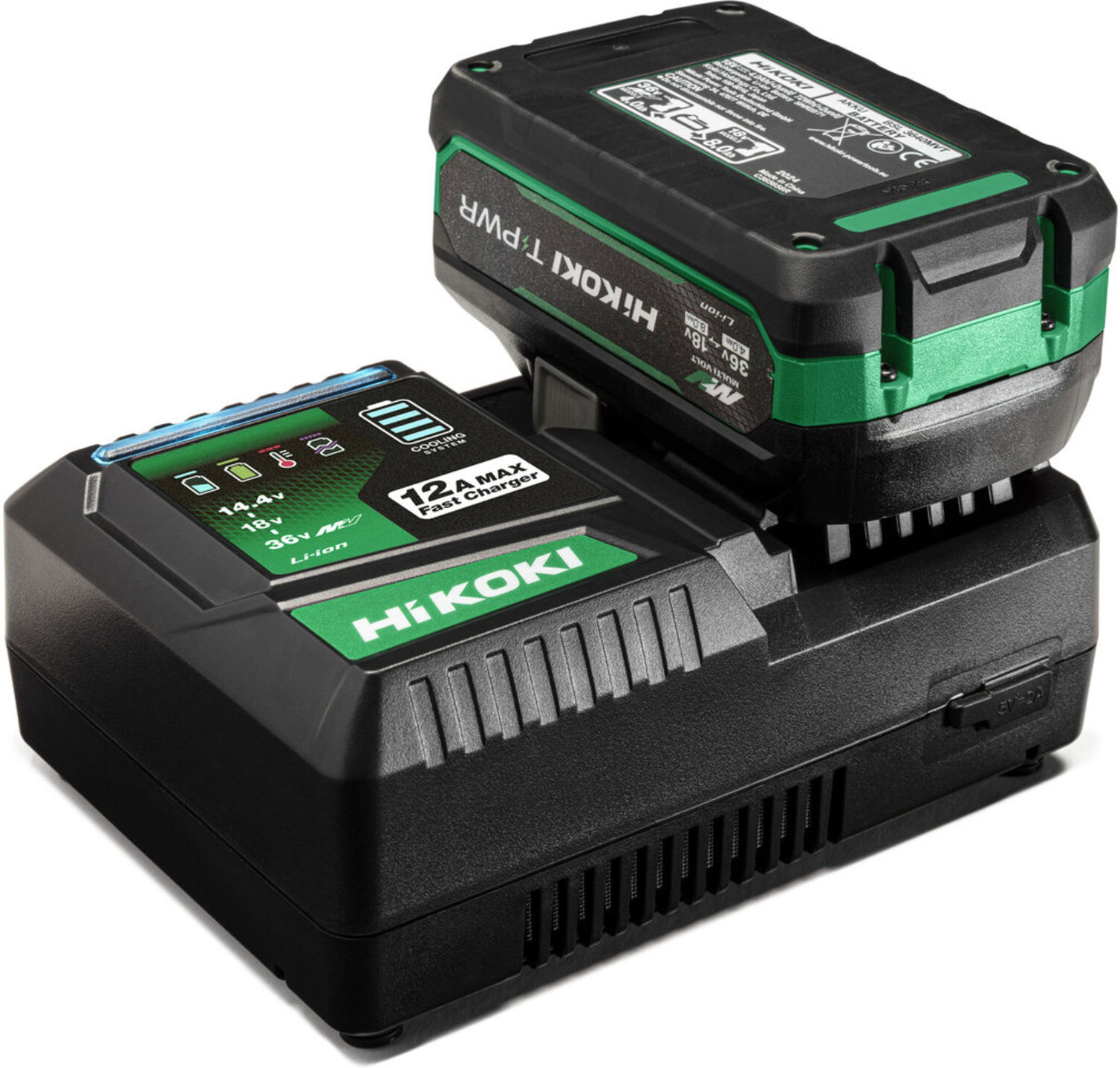 HiKOKI Schnellladegerät UC36YSL2 für 14,4V - 36V Akkupacks (UC36YSL2WAZ)