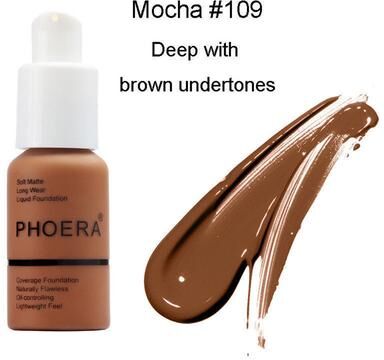 USA Free Shipping Shop Full Coverage Foundation Fast Base Brighten Mocha