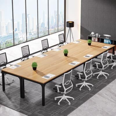 YUZHOU Large Conference Meeting Seminar Business Table for 12-16 Person (Set of 4) - 4PCS