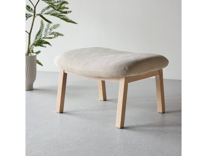 Polsterhocker Rile 70 x 42 x 60cm Beige