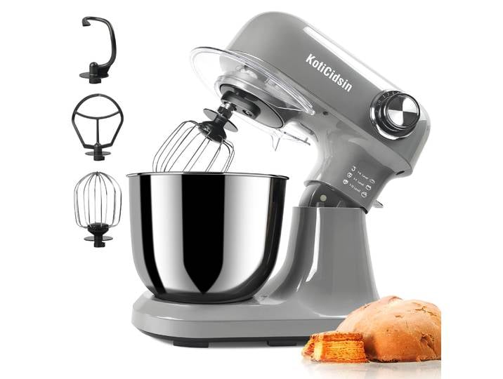Robot pâtissier - KOTICIDSIN - 1500W - 12 Vitesses - Bol 5.5L - Pétrin, Fouet, Batteur