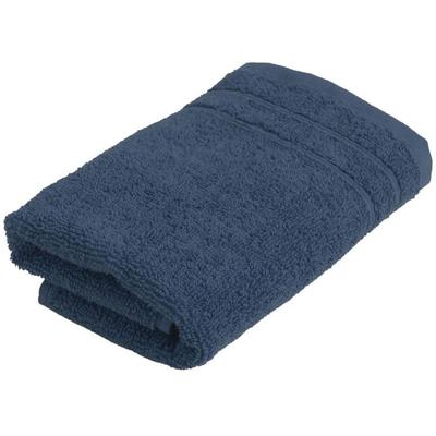 Gaestehandtuecher WEWO FASHION "9518G", blau (jeans), B:30cm L:50cm, Frottee, Frottier, Handtücher, saugstark