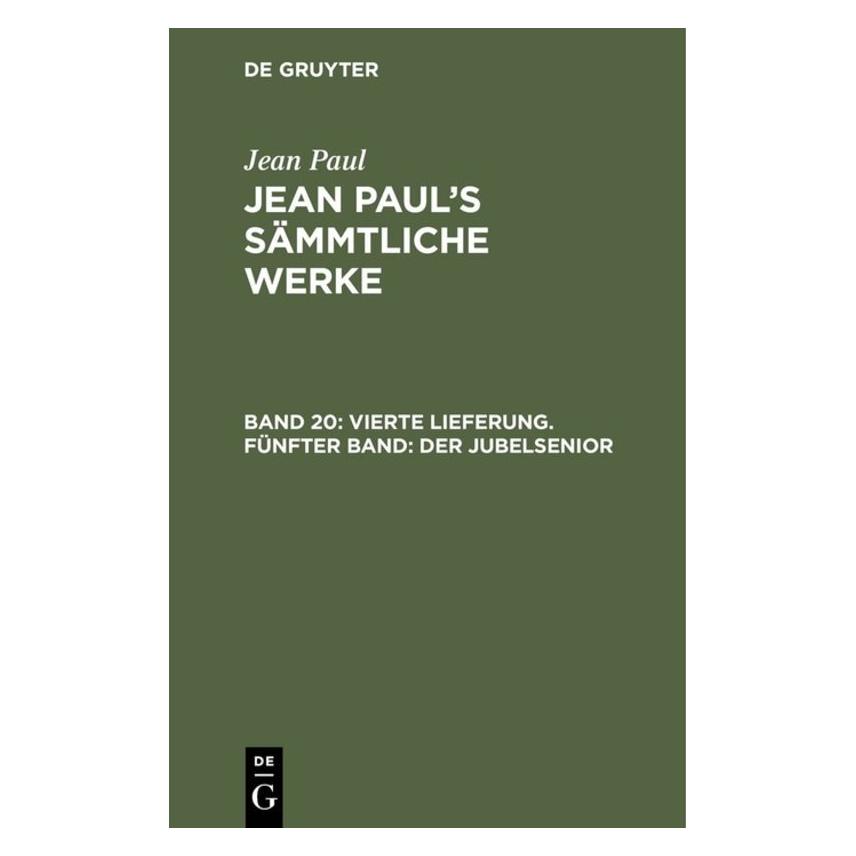 De Gruyter Paul:Jean Paul: Jean Pauls Sämmtliche (Deutsch, Hardcover, Jean Paul) (67773357)