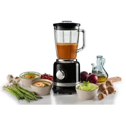 Ariete 585 Blender Moderna, Standmixer, Schwarz
