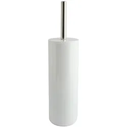 WellHome - Edelstahl-Toilettenbürstenhalter Ø9,1x37,4 cm in Weiß - In-aqua