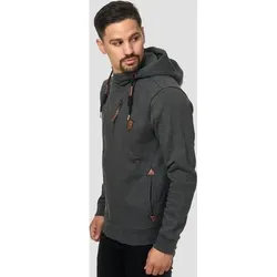 INDICODE Sweatjacke Elm, Größe S in Grau Grau