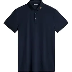 J. LINDEBERG Polo KV Print, navy/braun