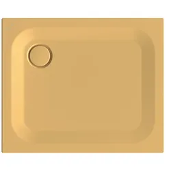 Bette rechteck Duschwanne „BetteUltra“ 900 × 750 mm ohne Oberflächenbeschichtung, ohne Oberflächenveredelung, ohne Wannenträger, in Curry