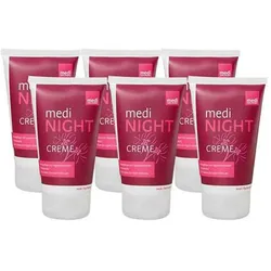 medi NIGHT Creme  6X150 ml Nachtcreme