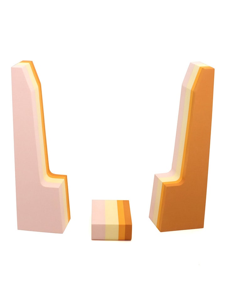 bObles Balancier-Stelzen in Rosa/ Orange - ab Geburt - onesize