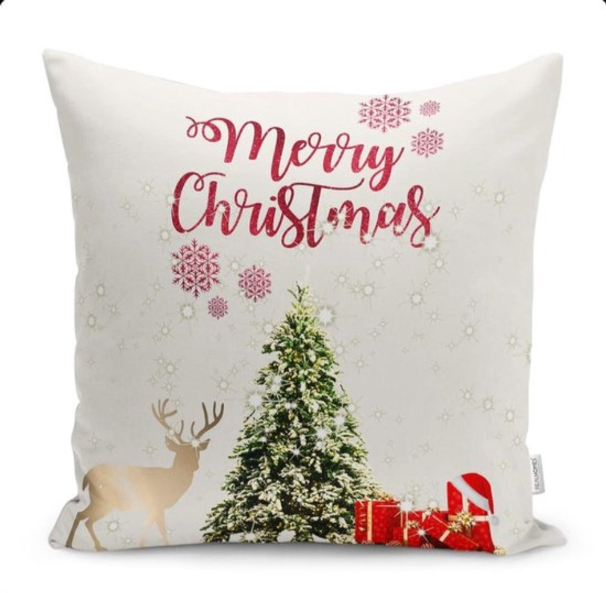 De Groen Home Kerst Velvet Kussenhoes 45x45 cm