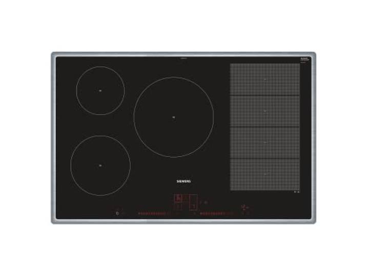 Siemens iQ700 Indutionskochfeld 80 cm Mit Rahmen aufliegend EX845LVC1E varioInduktion maximale Flexibilität, Touch & Slide Bedienung, powerBoost erhöhte Leistung in kurzer Zeit, Kindersicherung