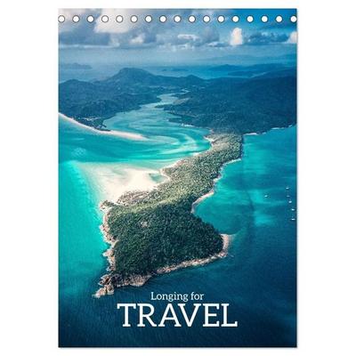 Longing for Travel (Desk Calendar 2027 DIN A5 portrait), CALVENDO 12 Month DeskCalendar