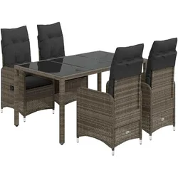 vidaXL, Gartentisch + Balkontisch, Lamonella (Ohne Fussablage) (150 x 90 x 75 cm)
