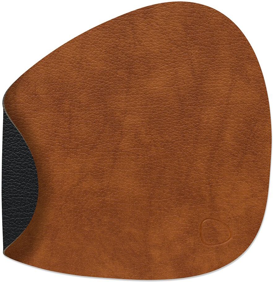 Lind DNA Tovaglietta Double Curve Bull Cognac/ Bull Black 24x28 cm