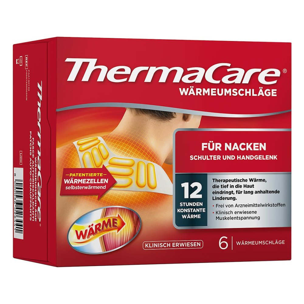 Angelini Pharma Deutschland GmbH ThermaCare Wärmeumschläge für Nacken, Schulter und Handgelenk 00707372
