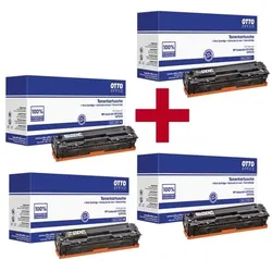 OTTO Office Tonerpatronen-Set ersetzt HP »CB540A / CB541A / CB542A / CB543A« schwarz