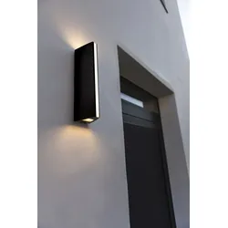 Lutec 5192701335 LED Außenwandleuchte Leo 1x14W | 3000K | IP54 - Lichteffekt