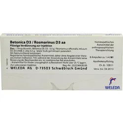 Betonica D 3/ Rosmarin D 3 8 ML