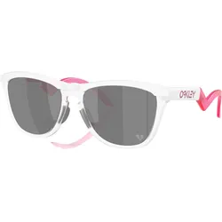 Oakley, Unisex, Sportbrille, Frogskins Hybrid (matt white, Prizm Black), Weiss