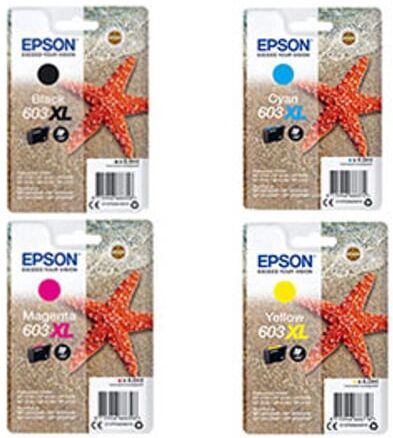 Epson 603 Negro XL + multipack  3 colores