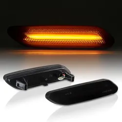 LED SEITENBLINKER Schwarz passend für BMW Mini Countryman R60 Paceman R61