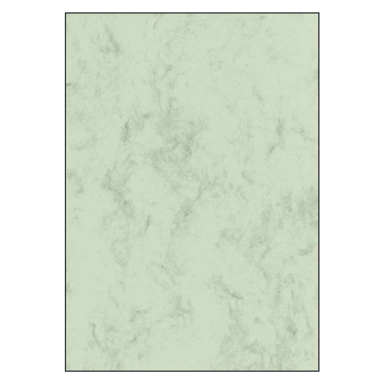 SIGEL Motivpapier Marmor pastellgrün DIN A4 90 g/qm 100 St.