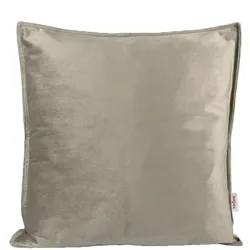 KISSENHÜLLE Samt&Sonders taupe 40/40 cm