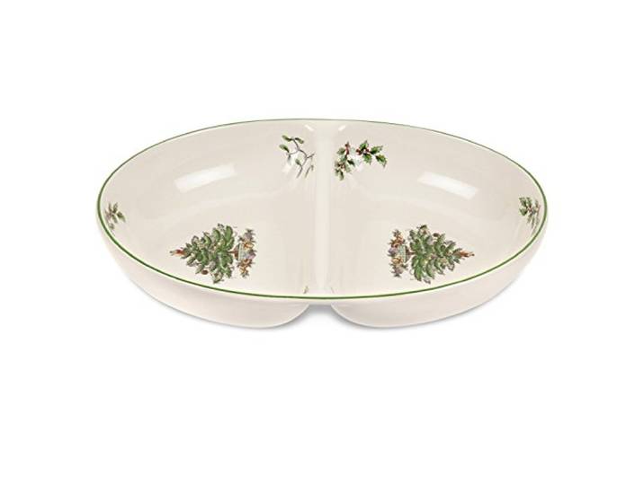 Spode Teller mit Weihnachtsbaum-Motiv