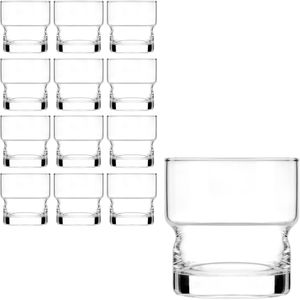 Libbey Whiskygläser Rocks Newton, Tumbler, 296 ml, 12 Stück