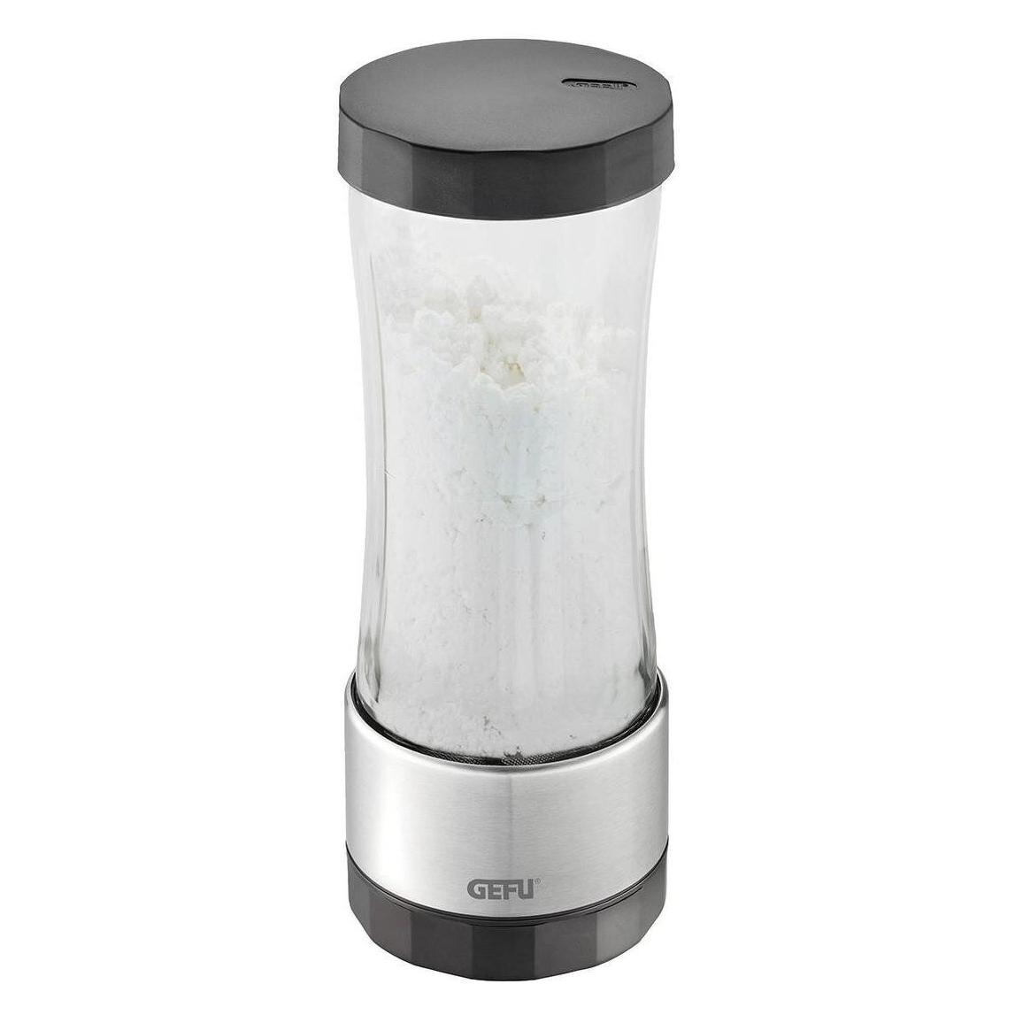 GEFU Puderzuckermühle Dispenso /Silber (Diverse Gewürze) (GF14336)
