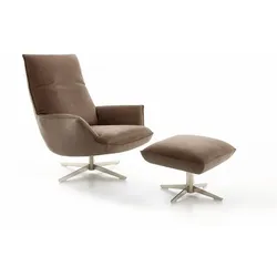 KOINOR Sessel Isira Leder Braun
