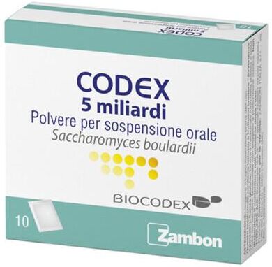 Codex 5 miliardi Saccharomyces boulardii 250 mg 10 Bustine