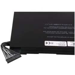 Patona Akku f. Apple A1309 MacBook 17" Serie A1297 (2009 Version) von (8 Zellen, 13000 mAh), Notebook Akku, Schwarz