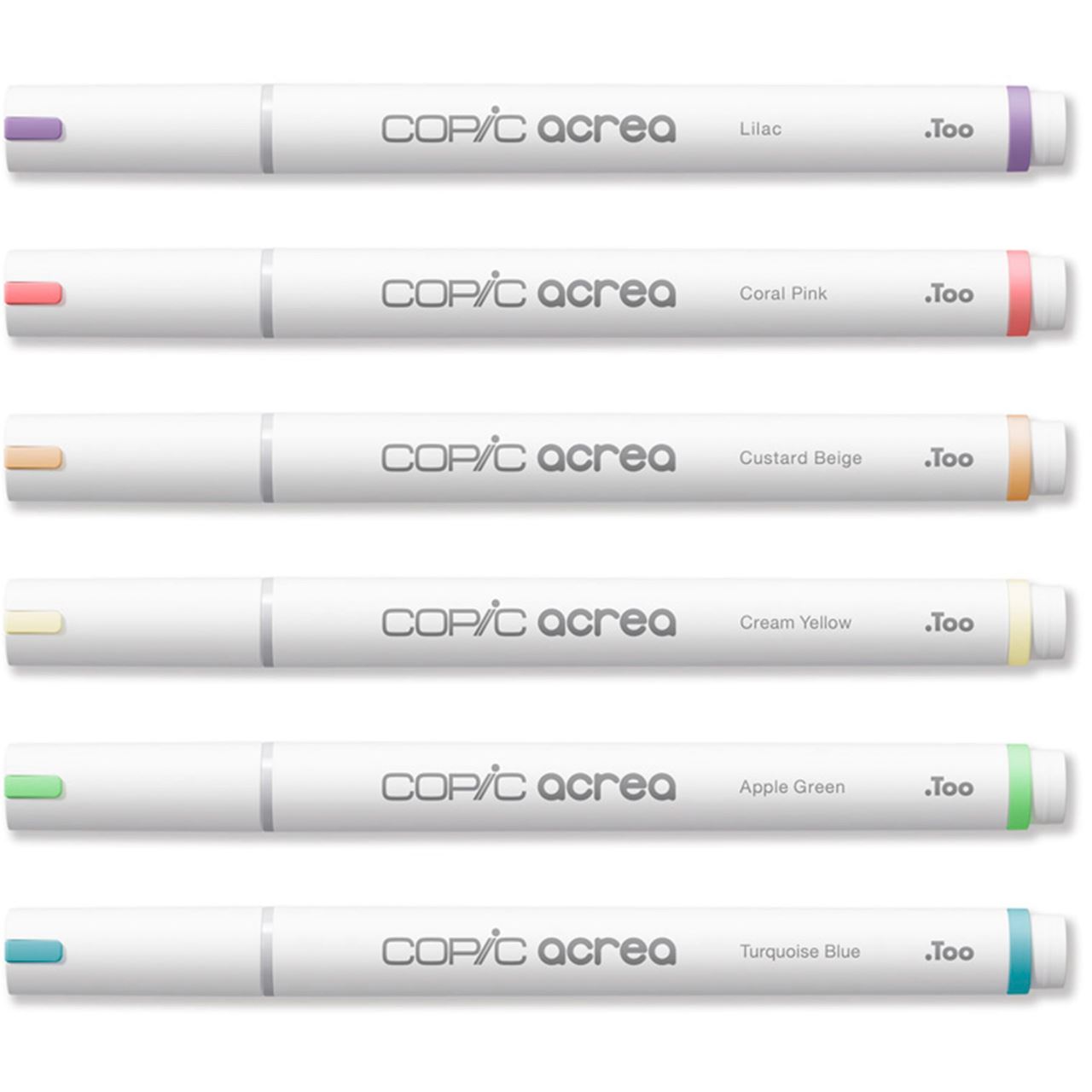 COPIC acrea Light Layoutmarker-Set farbsortiert 0,8 mm, 6 St.