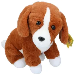 Sheba Plush dog brown/white ca.45cm