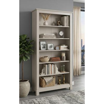 Bücherregal OTTO HOME "Rauna", beige (kaschmir), B:96cm H:180cm T:38cm, Massivholz, Regale, Bücherregal, aus massiver Kiefer, Breite 96 cm, FSC zertifiziert