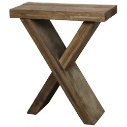 Chic Antique Grimaud Beistelltisch aus Recyclingholz, H59/L50/B25 cm natur