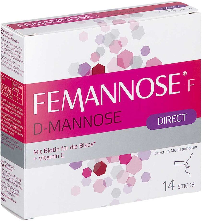 Femannose F D-Mannose Direct Sticks 14stk