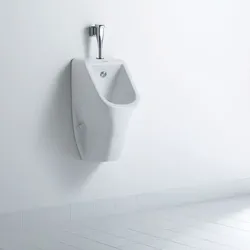 Duravit D-Code Urinal 0828300000 inklusive Spüldüse, ohne Fliege, weiss