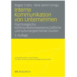 Interne Kommunikation von Unternehmen, Fachbücher von Nina Janich, Rogier Crijns