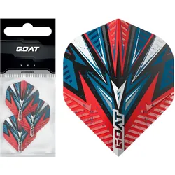 3er Pack GOAT Darts Quarterback Flights multicolor