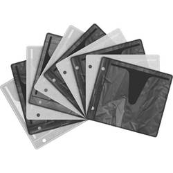 Elevar 10teilig CD/DVD Ordner-Hülle 2 CDs/DVDs/Blu-rays Kunststoff Schwarz (transparent), Weiß (transparent) (B x T) 14.7 cm x 12.7 cm LV-9640