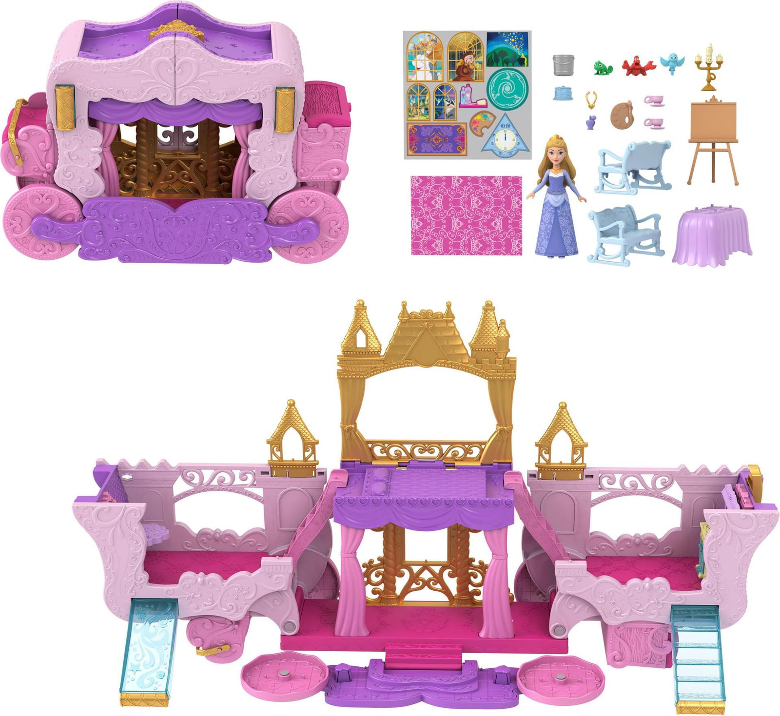 Mattel Disney Prinses Fashionpopp HWX17, Meerdere kleuren
